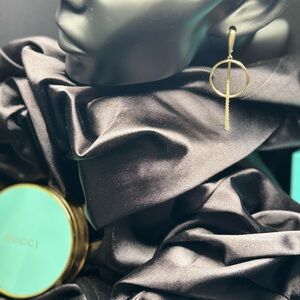 14k solid gold unique earrings made in Turkey